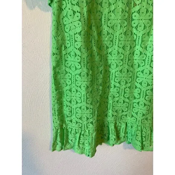Lilly Pulitzer Green Lace Blouse - Picture 6 of 7